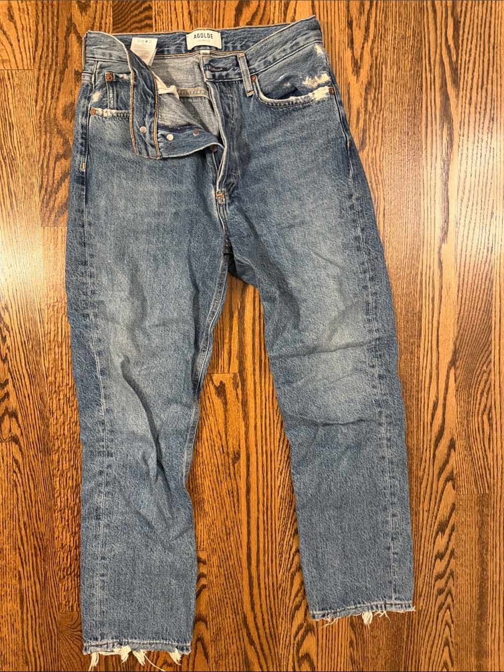 Agolde Riley Crop in Frequency
